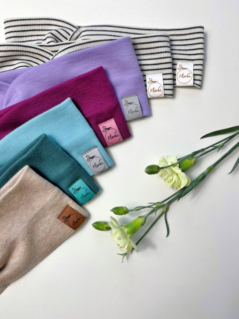 ( FIOLET LILA ) Opaska damska merino ( nowa wełna ) ( FIOLET LILA ) Opaska damska merino ( nowa wełna )