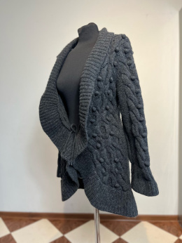 Sweter kardigan 40 100% lambswool