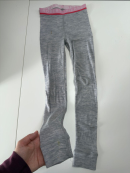Legginsy 100% merino 122/128