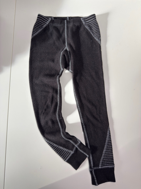 Legginsy podfilcowane, rozmiar 8, 100% merino