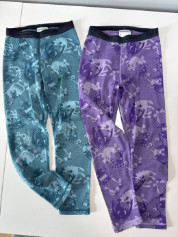 Legginsy vossatassar r. 120 51% wełna 49% poliester