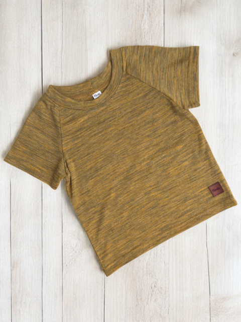 T-shirt merino-bambus 68/74 ( nowa wełna )