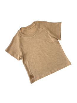 T-shirt merino-tencel 86/92 ( nowa wełna )